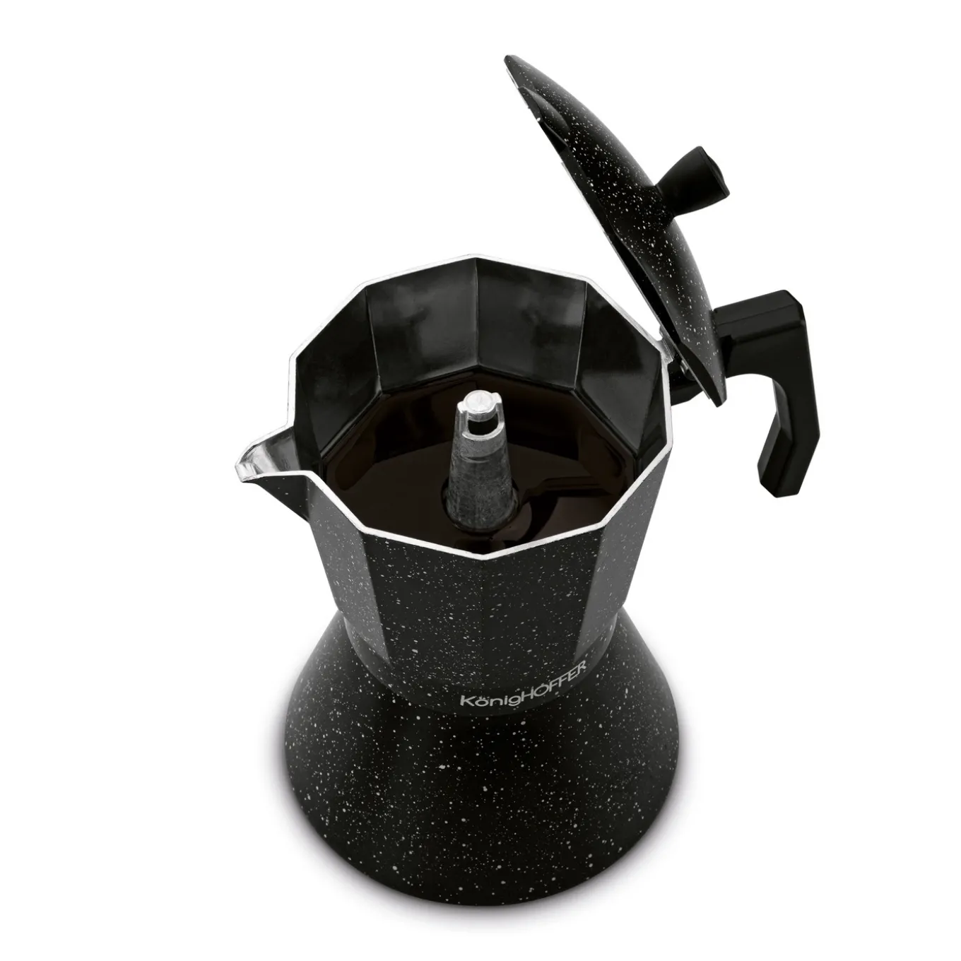 Kawiarka włoska KonigHOFFER Black Granite Marble 450 ml