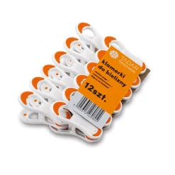 Klamerki do prania Tadar Orange 12 sztuk