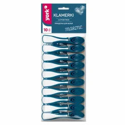 Klamerki do prania York Marine 8,2 cm 10 sztuk