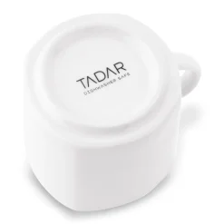 Komplet 6 filiżanek do kawy ze spodkami Tadar 220 ml
