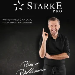 Komplet garnków granitowych z rondlem Starke Pro Piccante 7 elementów