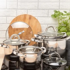 Komplet garnków KonigHOFFER Zefir 8 elementów indukcja