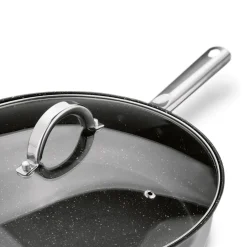 Komplet garnków nierdzewnych z patelnią non stick Tadar Roger 12 elementów