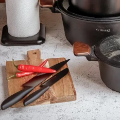 Komplet 2 noży non-stick Tadar Teo II i osłony na ostrza