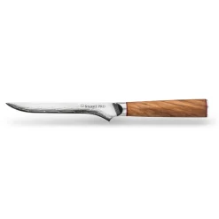 Komplet 6 noży Starke Pro Damascus Takeru w skórzanej torbie