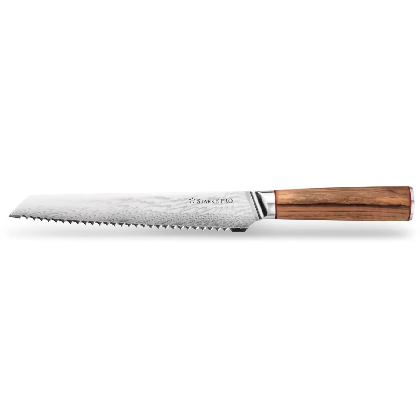 Komplet 6 noży Starke Pro Damascus Takeru w skórzanej torbie