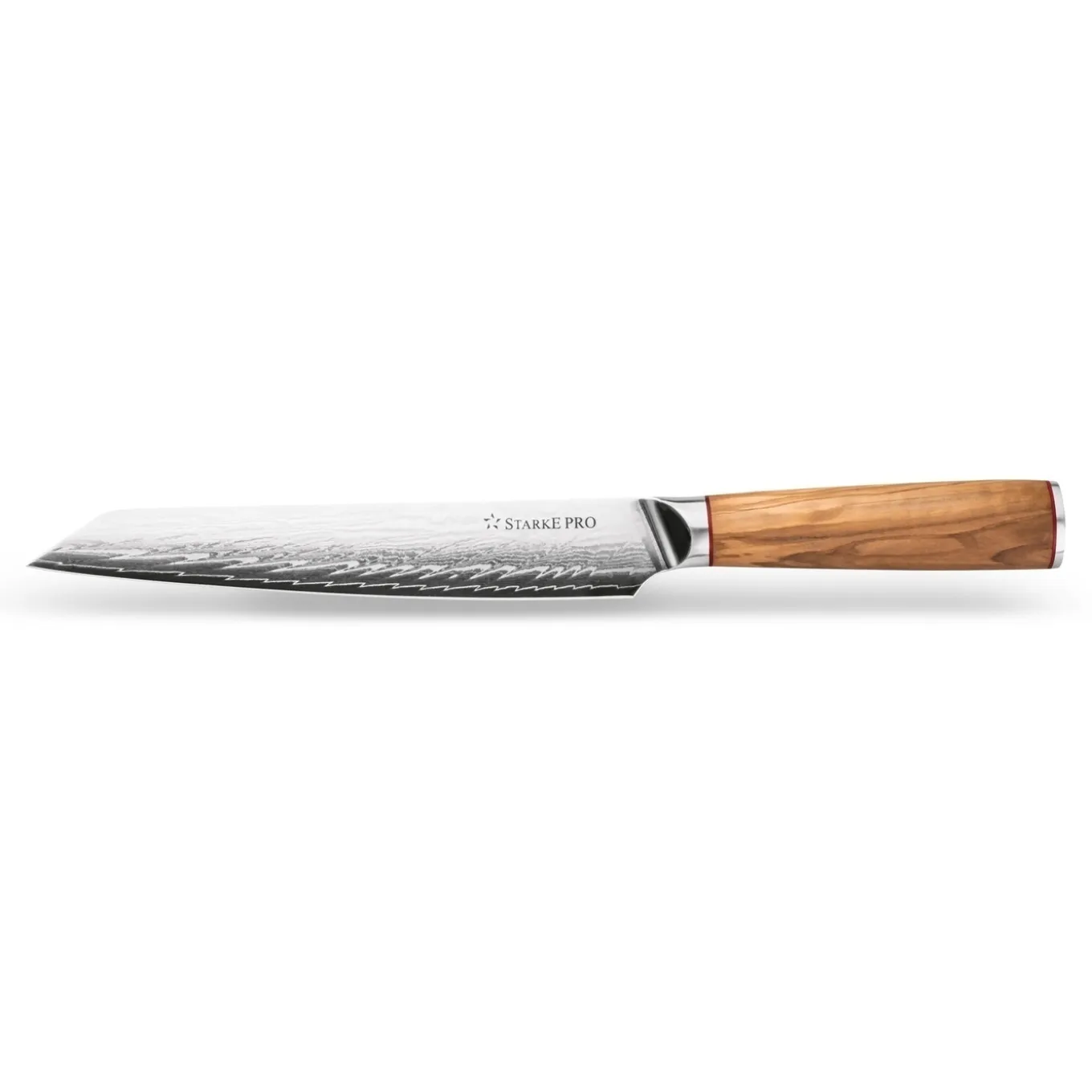 Komplet 6 noży Starke Pro Damascus Takeru w skórzanej torbie