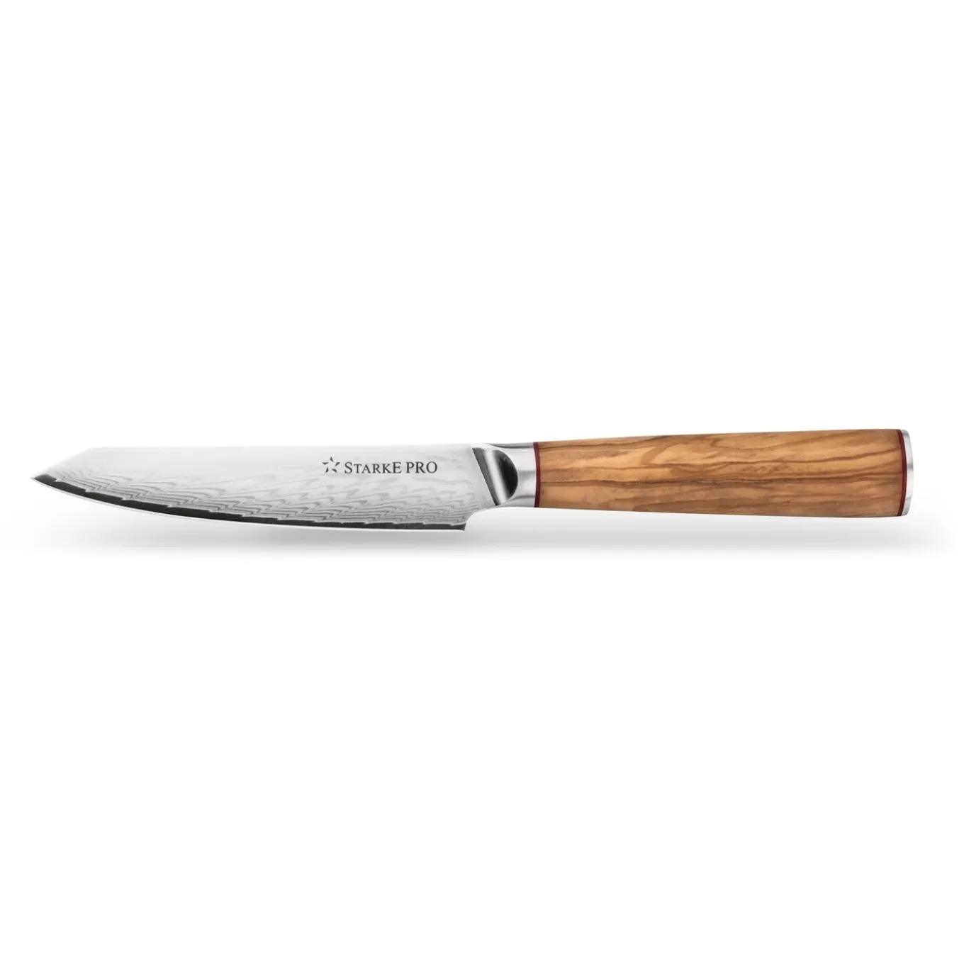Komplet 6 noży Starke Pro Damascus Takeru w skórzanej torbie