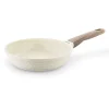 Komplet 3 patelni ceramicznych Konighoffer Rosti 20 24 28 cm kremowe