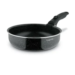 Komplet patelni głębokich z odpinaną rączką Konighoffer Spinel Black 20 / 24 / 28 cm indukcja