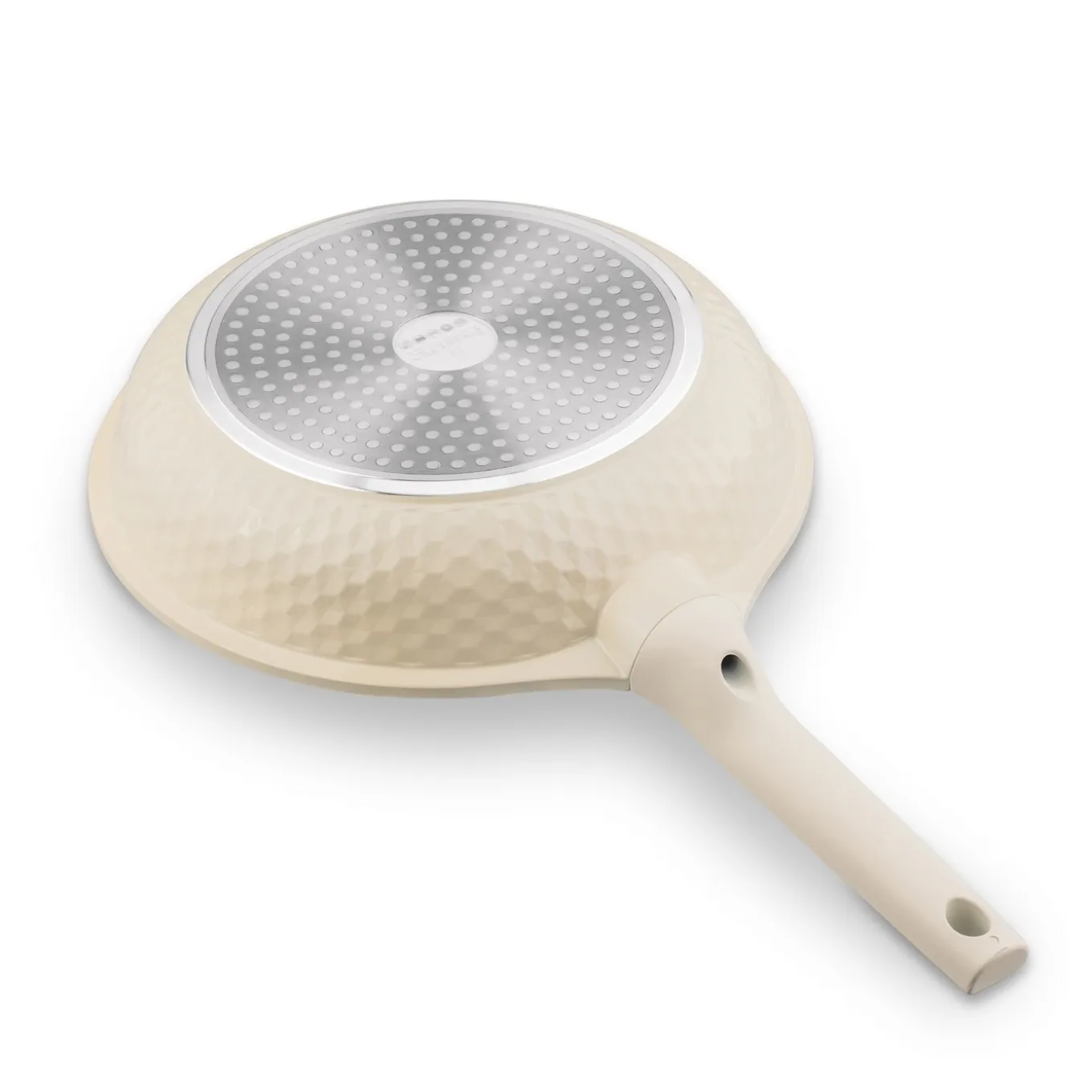 Komplet 3 patelni na indukcję Starke Pro Texture Creamy 20 24 28 cm