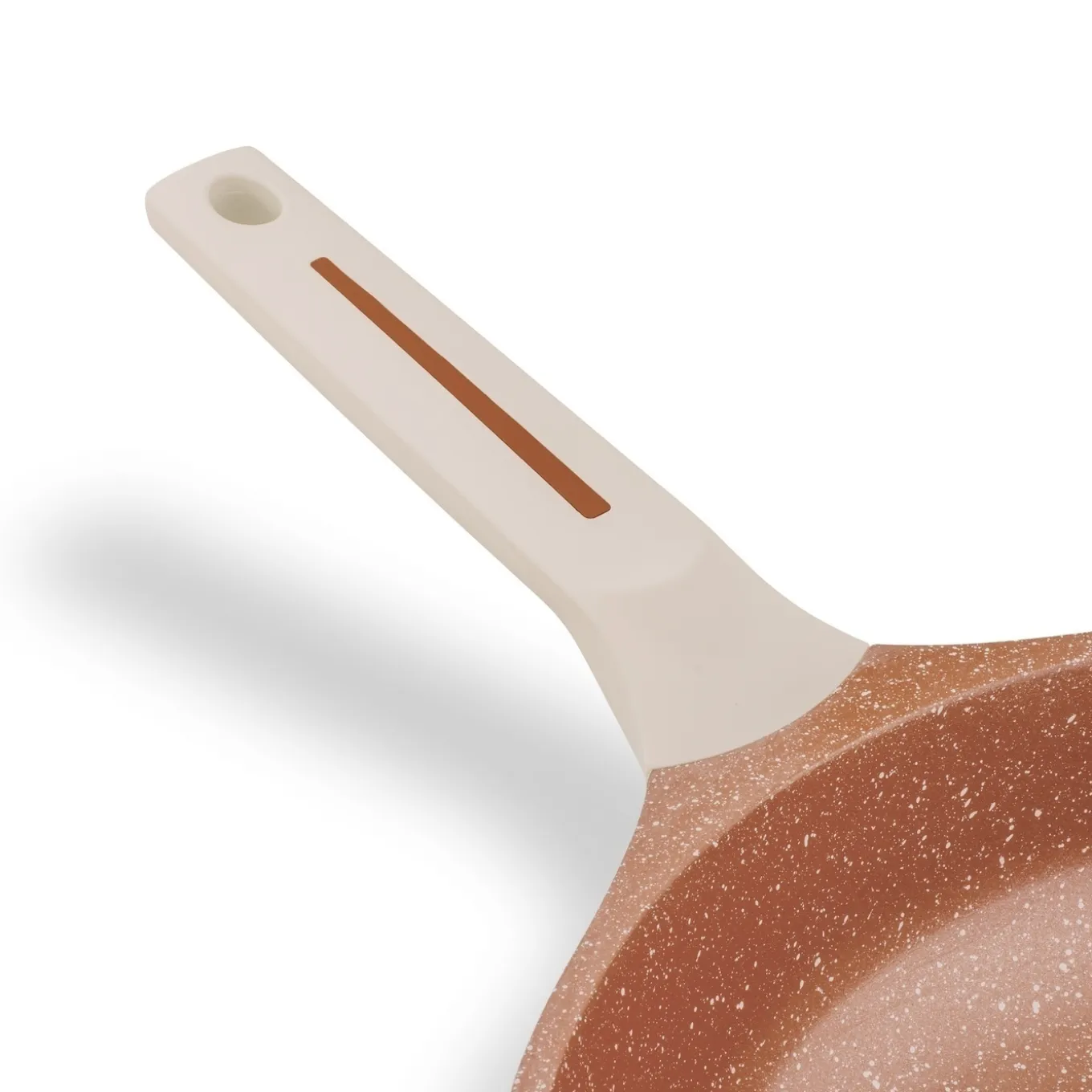 Komplet 3 patelni na indukcję Starke Pro Texture Creamy 20 24 28 cm