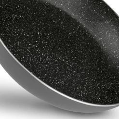 Komplet 3 patelni na indukcję z pokrywkami Tadar Amarantina Grey 20 24 28 cm