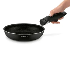 Komplet patelni z odpinaną rączką Konighoffer Spinel Black 20 cm 24 cm 28 cm bez indukcji