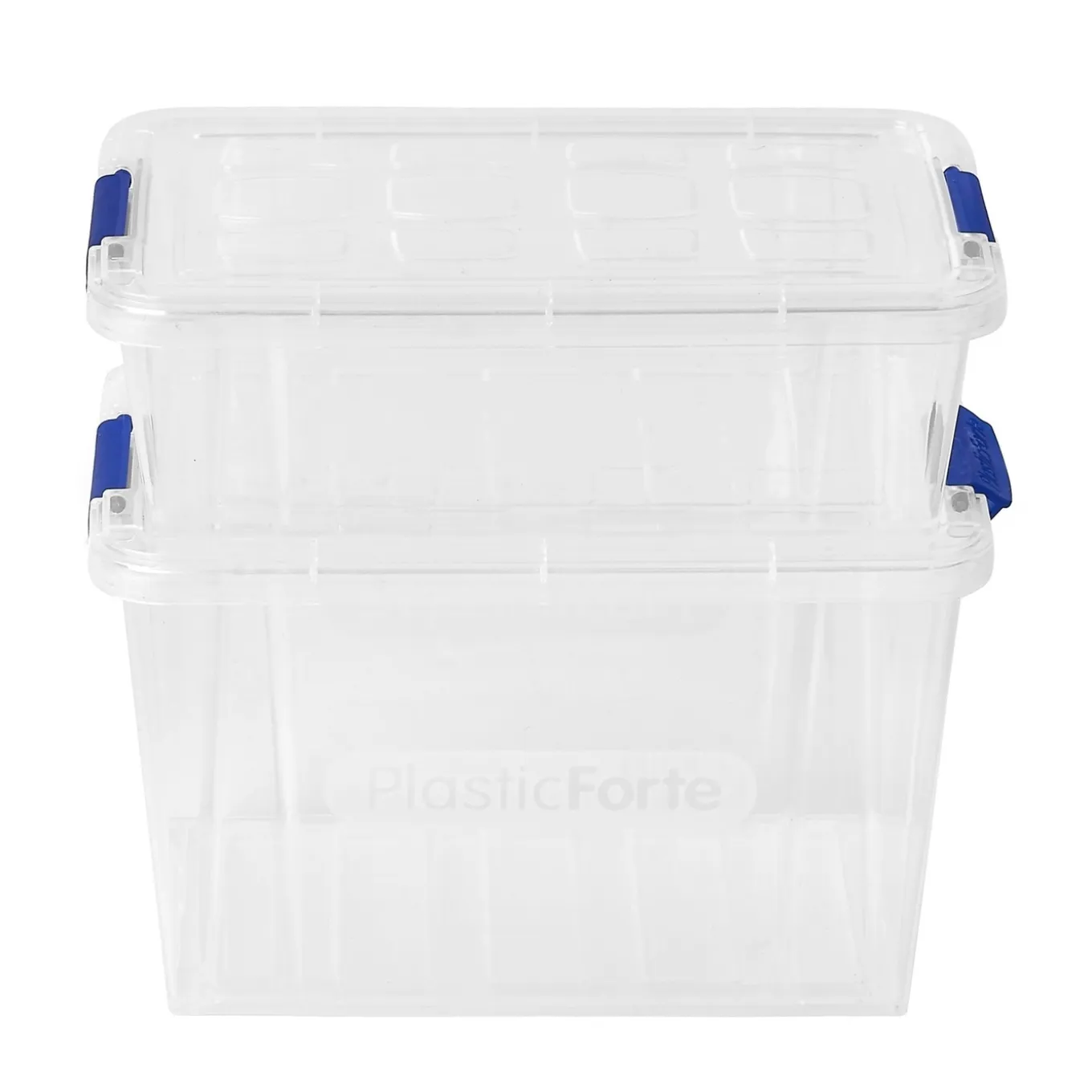 Komplet 2 pojemników na żywność Plastic Forte Mini 200 ml i 400 ml