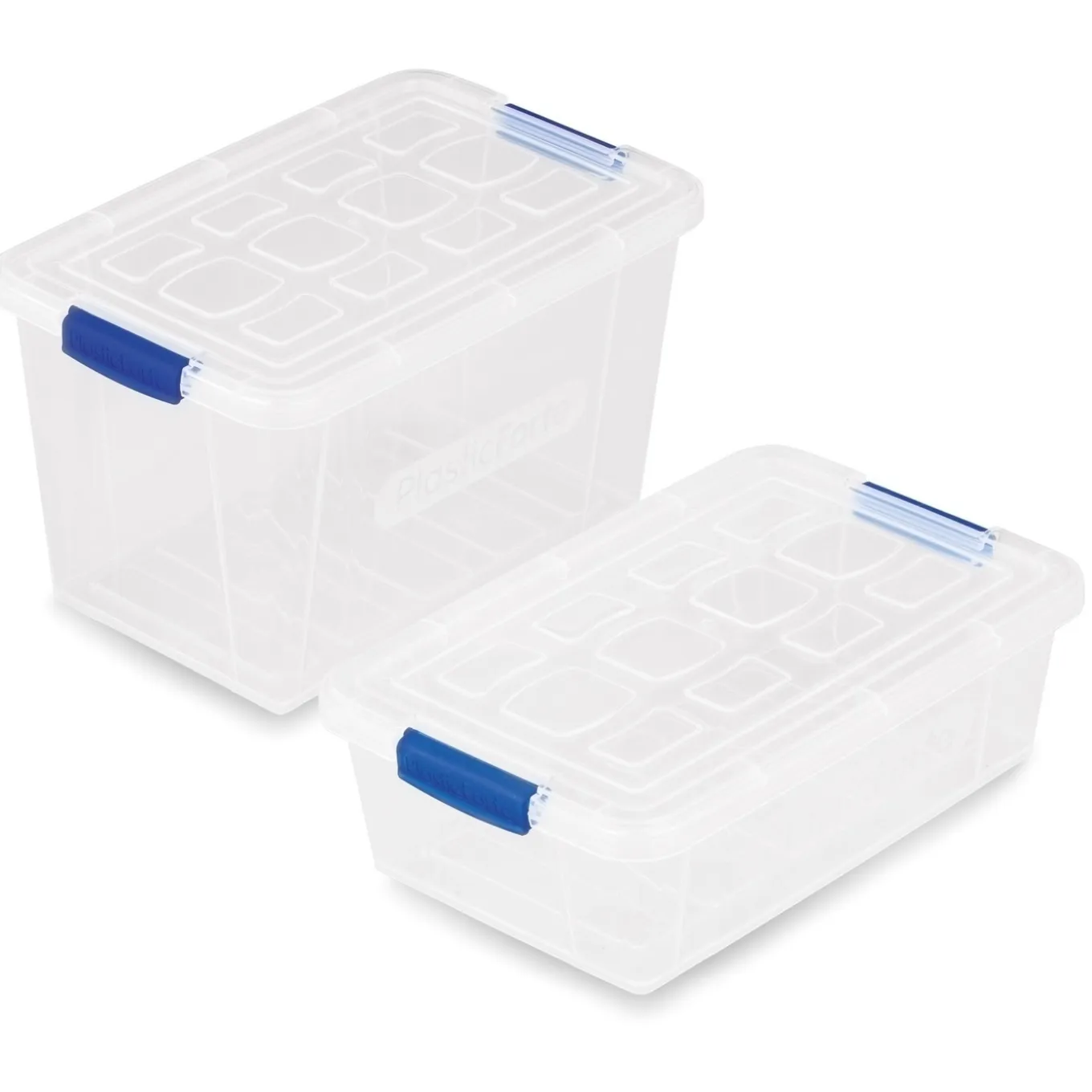 Komplet 2 pojemników na żywność Plastic Forte Mini 200 ml i 400 ml