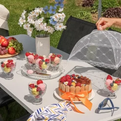 Komplet 6 szklanych pucharków deserowych Tadar Helado 400 ml