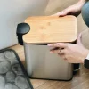 Kosz na śmieci z pedałem Konighoffer Slim 5 l srebrny