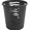 Kosz na papier biurowy Branq Zebra 10 l ciemnoszary