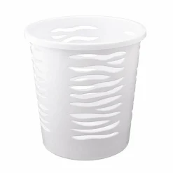 Kosz na papier biurowy Branq Zebra 10 l biały