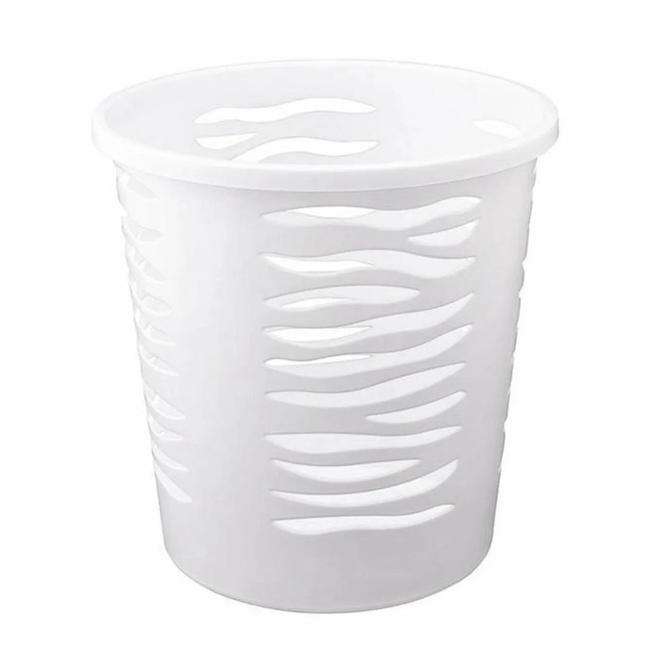 Kosz na papier biurowy Branq Zebra 10 l biały
