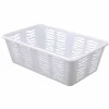 Koszyk plastikowy uniwersalny Branq Zebra 25 x 15,8 x 8,1 cm biały