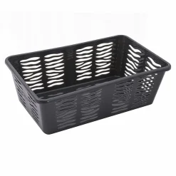 Koszyk plastikowy uniwersalny Branq Zebra 25 x 15,8 x 8,1 cm antracytowy