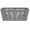 Koszyk plastikowy uniwersalny Branq Zebra 36,4 x 25,4 x 14,5 cm szary