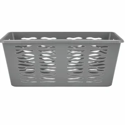 Koszyk plastikowy uniwersalny Branq Zebra 36,4 x 25,4 x 14,5 cm szary