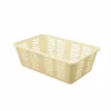 Koszyk plastikowy uniwersalny Branq Zebra 25 x 15,8 x 8,1 cm kremowy
