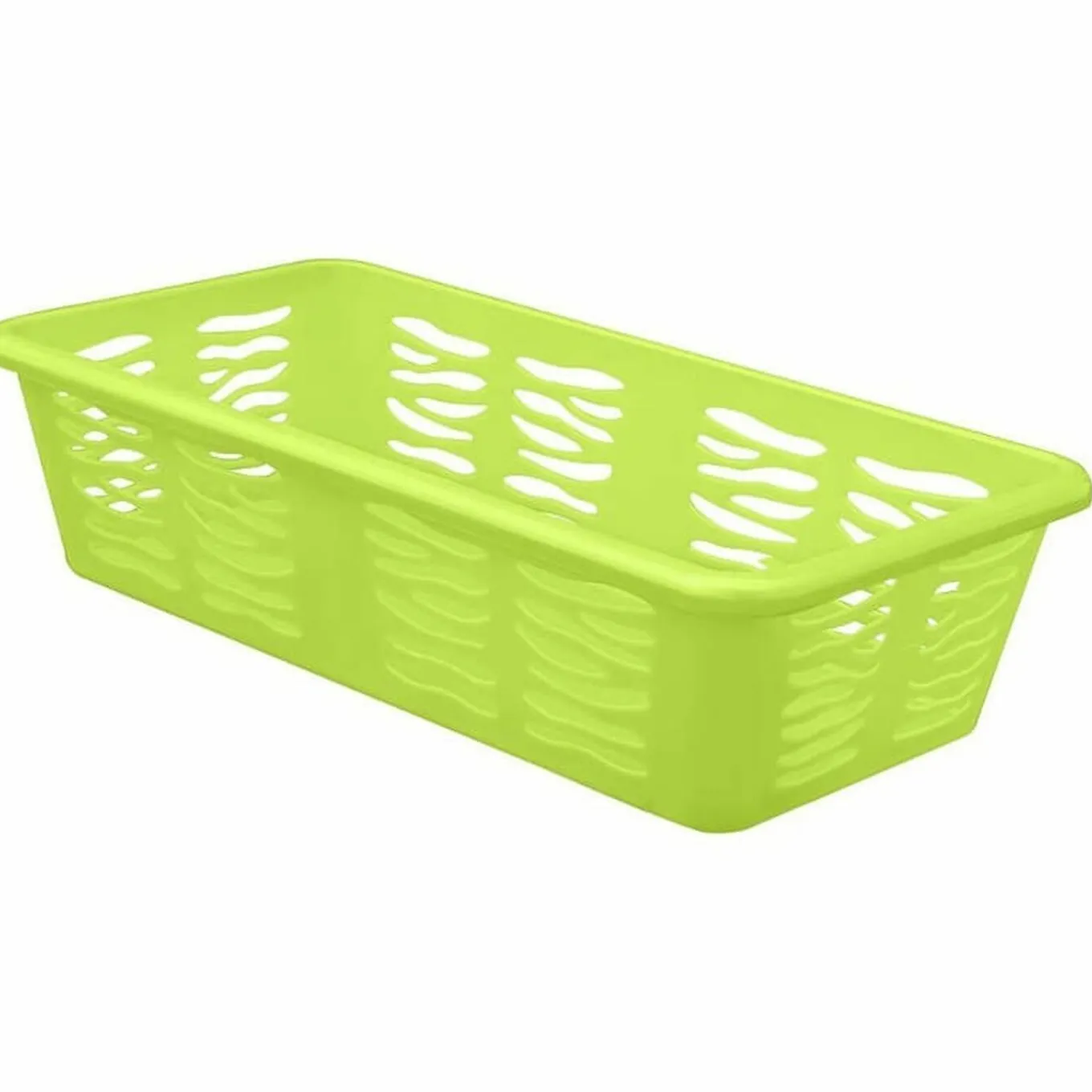 Koszyk plastikowy uniwersalny Branq Zebra 19,7 x 10 x 5 cm zielony