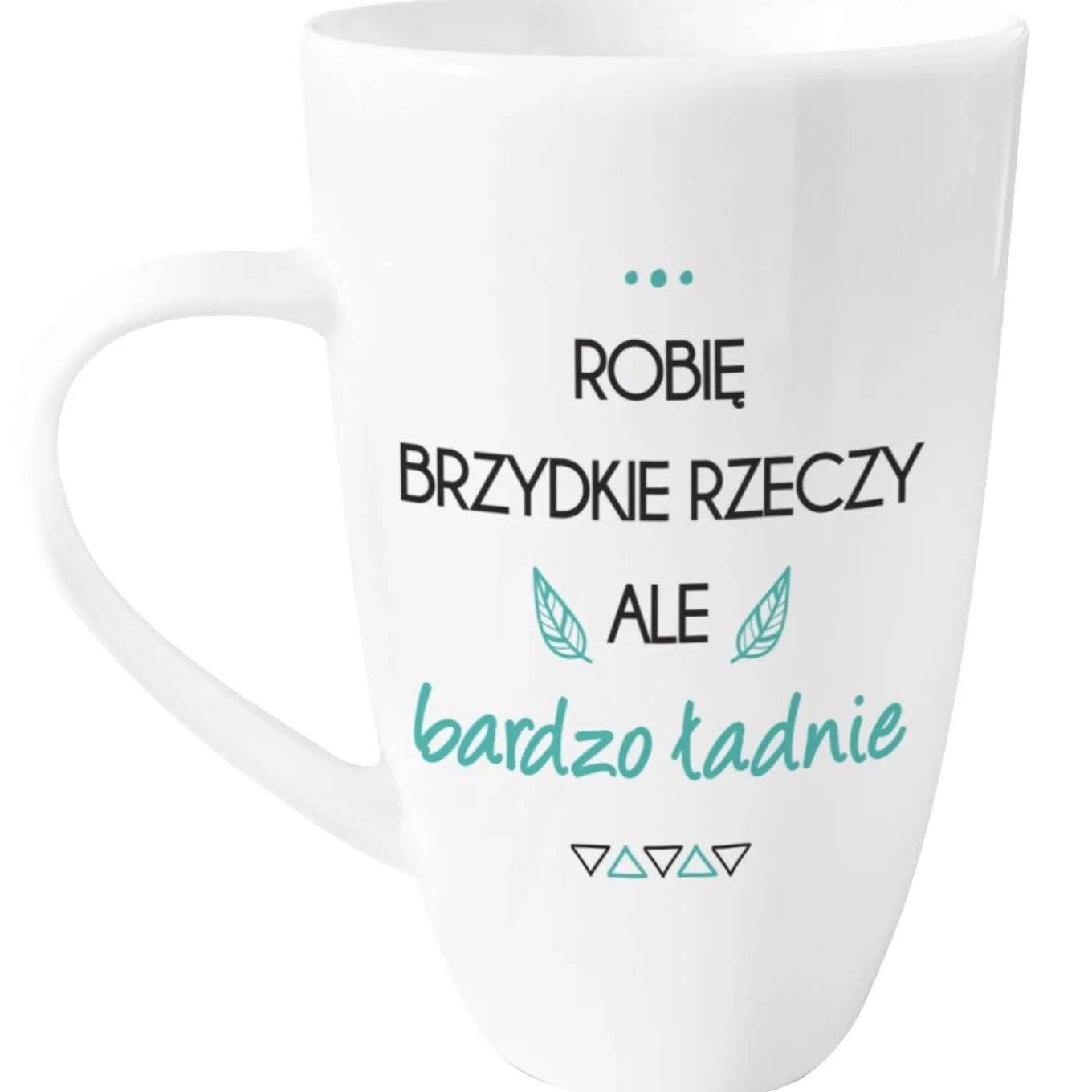 Kubek baryłka BGtech Robię brzydkie rzeczy ale bardzo ładnie NBC 400 ml