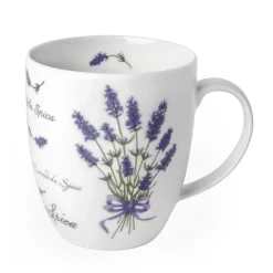 Kubek do kawy i herbaty porcelanowy Lubiana Filip Lawenda 380 ml