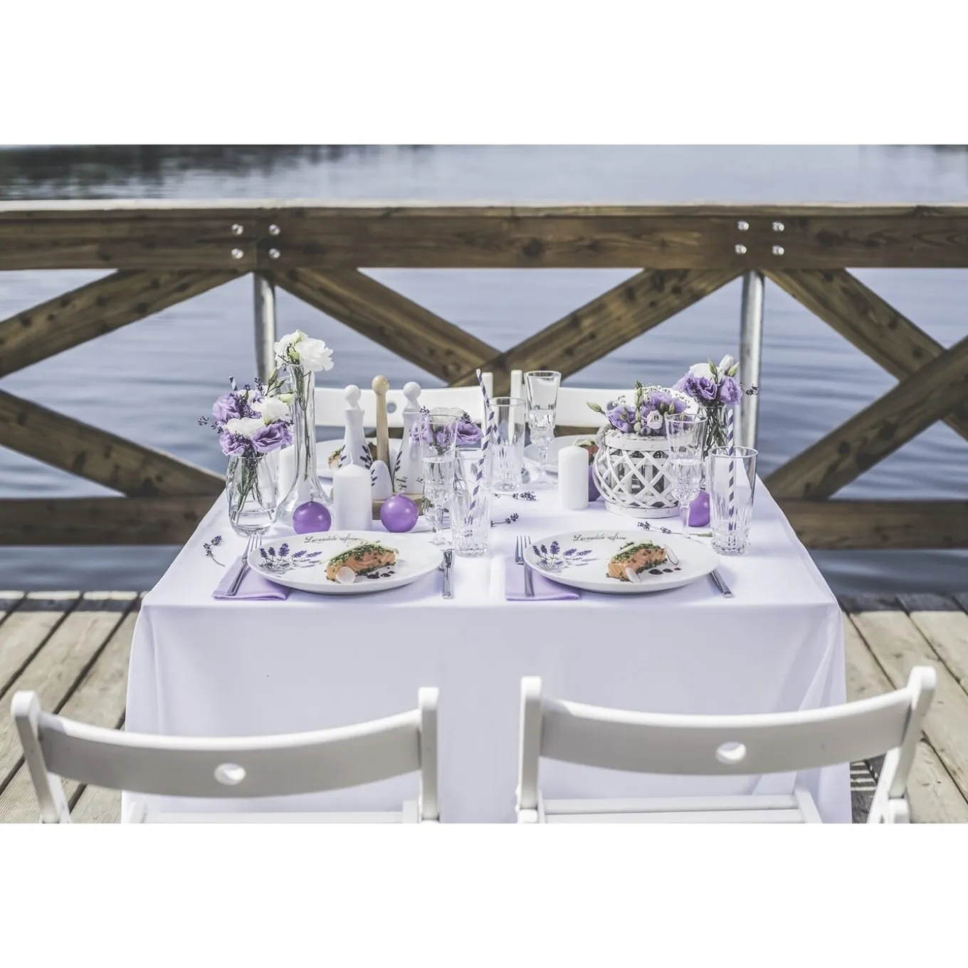 Kubek do kawy i herbaty porcelanowy Lubiana Filip Lawenda 380 ml