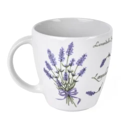 Kubek do kawy i herbaty porcelanowy Lubiana Victoria Lawenda 300 ml