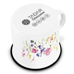 Kubek emaliowany retro Tadar Evika 700 ml