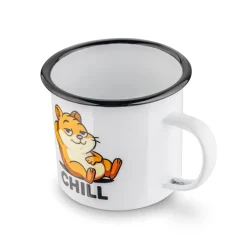 Kubek emaliowany retro Tadar Chomik 500 ml