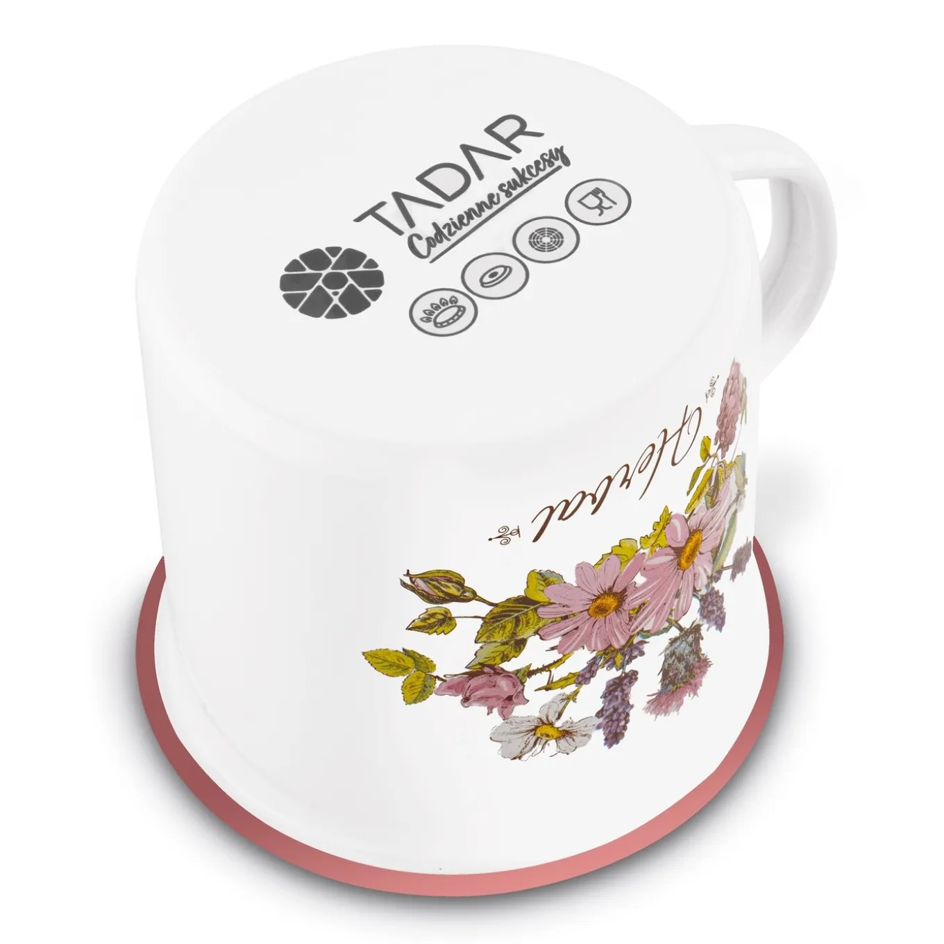 Kubek emaliowany retro Tadar Herbal 500 ml