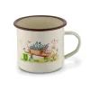 Kubek emaliowany retro Tadar Garden 500 ml