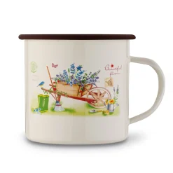 Kubek emaliowany retro Tadar Garden 500 ml