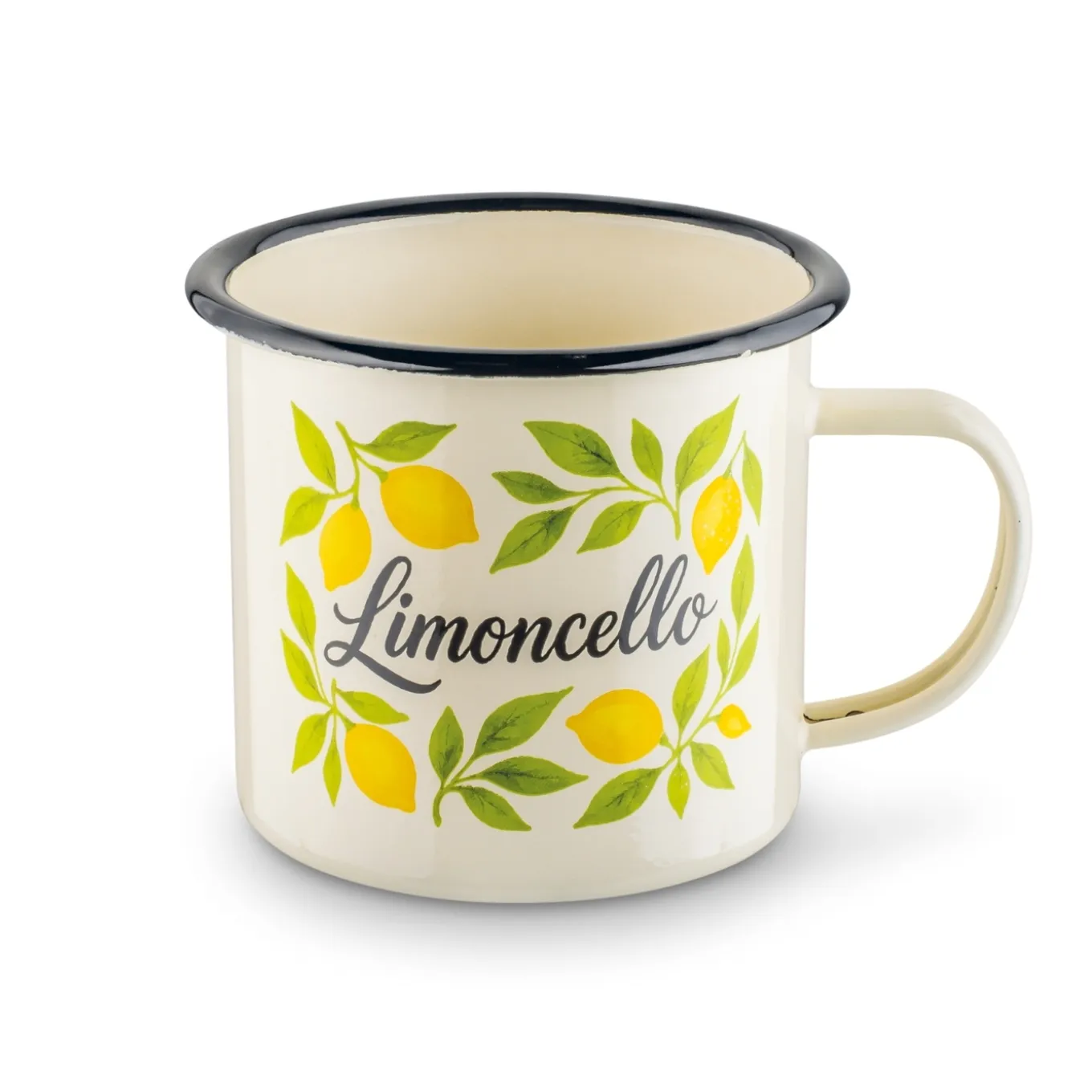 Kubek emaliowany retro Tadar Limoncello Cytryny 500 ml