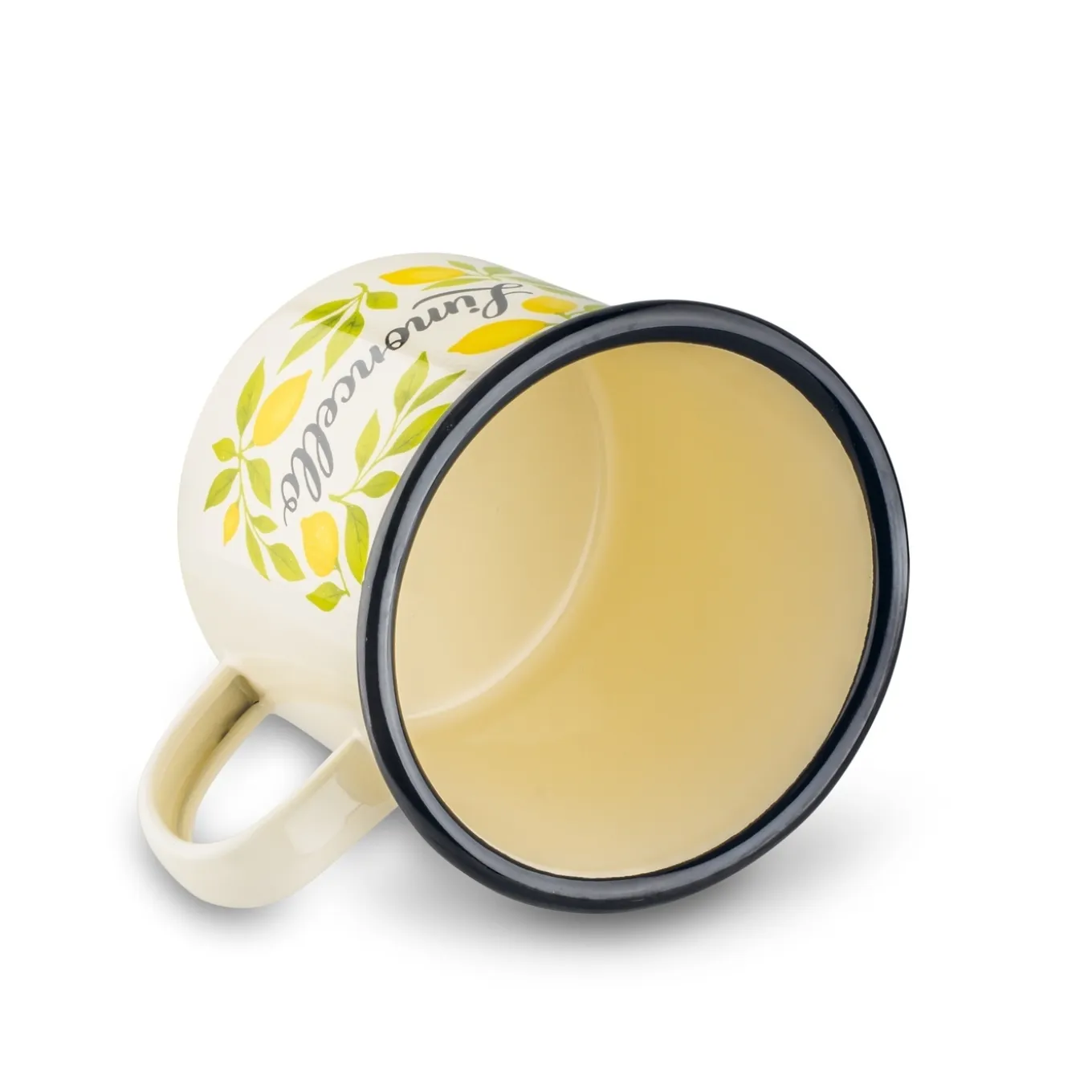 Kubek emaliowany retro Tadar Limoncello Cytryny 500 ml