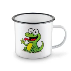 Kubek emaliowany retro Tadar Gekon 500 ml