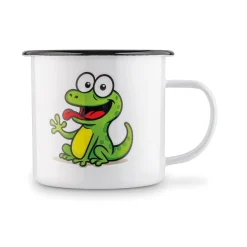 Kubek emaliowany retro Tadar Gekon 500 ml