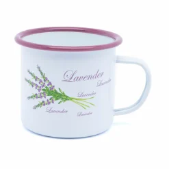 Kubek emaliowany retro Tadar Lawenda 500 ml
