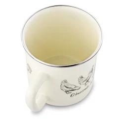Kubek emaliowany retro z pokrywką Tadar O Kurczaki 1000 ml