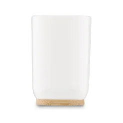 Kubek na szczoteczki łazienkowy Tadar Iver 7,3 x 11 cm biały
