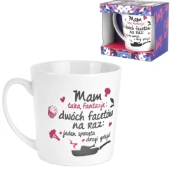Kubek porcelanowy NBC BGtech Crazy girl mam fantazję 480 ml