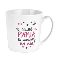 Kubek porcelanowy NBC BGtech Crazy girl mam fantazję 480 ml