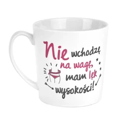 Kubek porcelanowy NBC BGtech Crazy girl nie wchodzę 480 ml